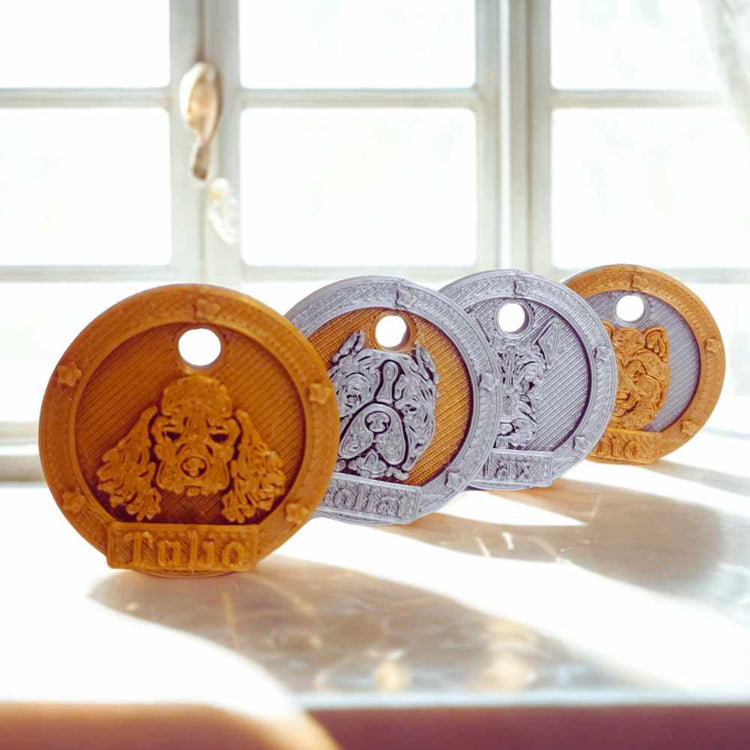 plaquitas de identificacion para perros y gatos