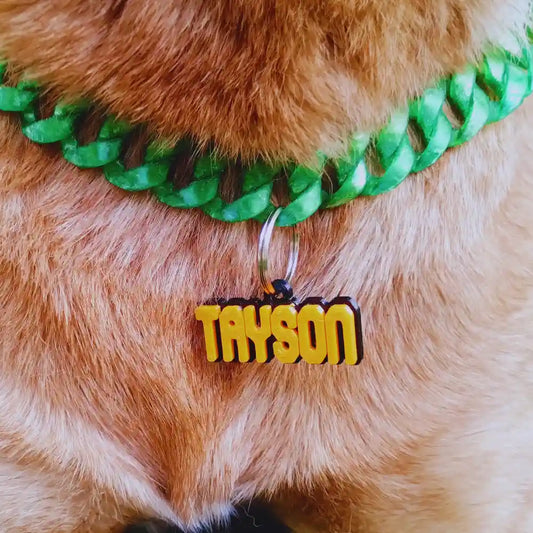 placas de identificación para perros y gatos linea grafiti
